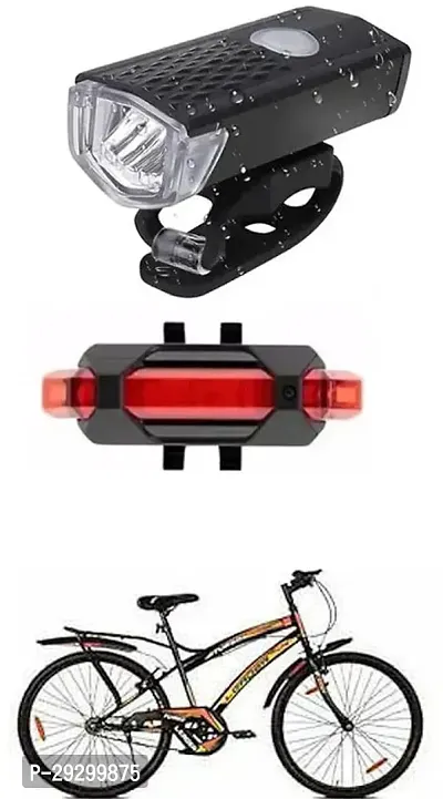 New Cycle Horn with USB Rechargeable Cycle Red Tail Light For Leader Turbo 26T IBC Cycle