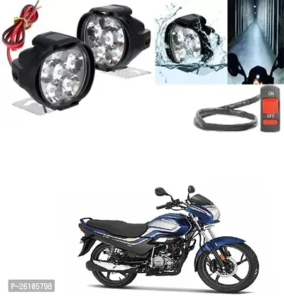 E-Shoppe 6 Led Fog Light For Hero MotoCorp Super Splendor