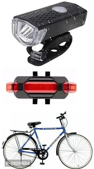 New Cycle Horn with USB Rechargeable Cycle Red Tail Light For SLR 26T Cycle-thumb0