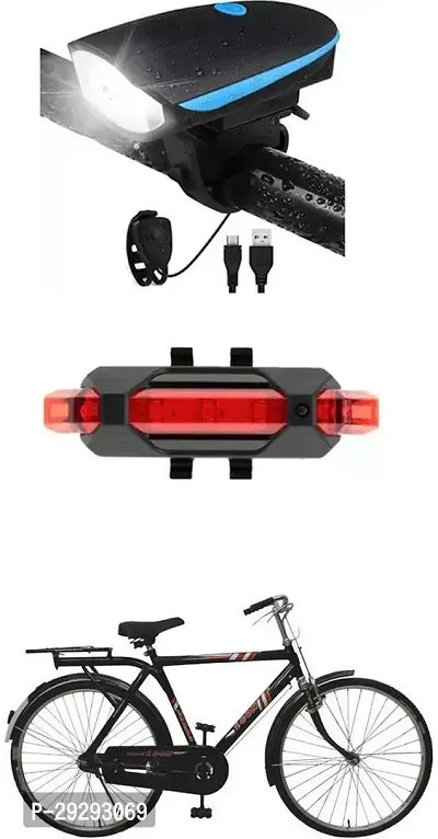 Cycle USB Rechargeable Front Cycle Light Back Tail Light