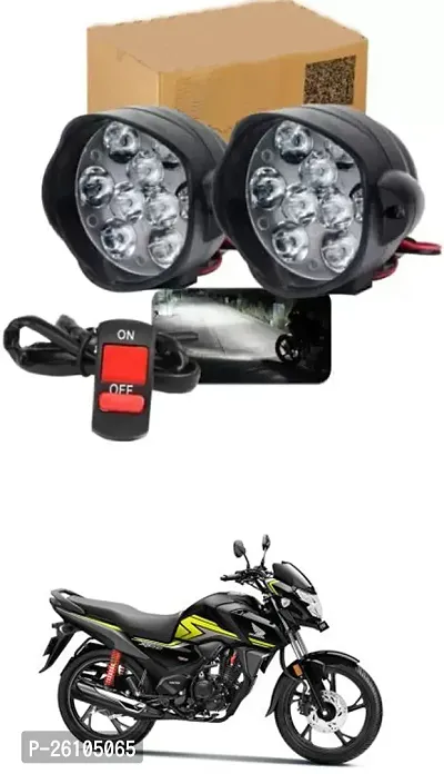 E-Shoppe 9 Led Fog Light For Honda SP125