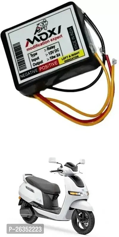 E-Shoppe Front Rear Hazard Relay Flasher Indicator Light for TVS iQube-thumb0