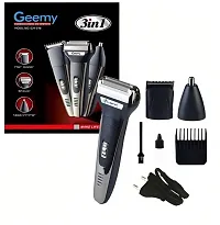 NNC GEEMY GM-598  3 IN 1 HAIR TRIMMER HAIR CLIPPER HAIR SHAVER NOSE TRIMMER-thumb2