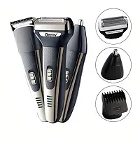 NNC GEEMY GM-598  3 IN 1 HAIR TRIMMER HAIR CLIPPER HAIR SHAVER NOSE TRIMMER-thumb3