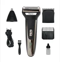 NNC GEEMY GM-598  3 IN 1 HAIR TRIMMER HAIR CLIPPER HAIR SHAVER NOSE TRIMMER-thumb1