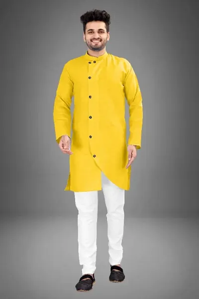 Must Have Cotton Blend Kurta Sets For Men 