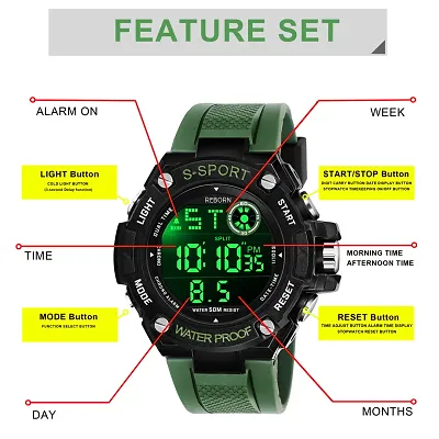 Buy Digital Watch - For Men premium Stylish trendy sport TK9107 casual ...