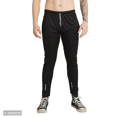 Classic Cotton Spandex Solid Track Pant for Men
