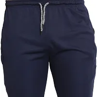 Classic Cotton Spandex Solid Track Pant for Men-thumb1