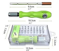 NNC 32 in 1 Mini Screwdriver Tool Set  with Magnetic Flexible Extension Rod, Precision Bits screw driver set, computer, mobile repairing tool , watch repairing, laptop screwdriver set, Camera and toys-thumb1