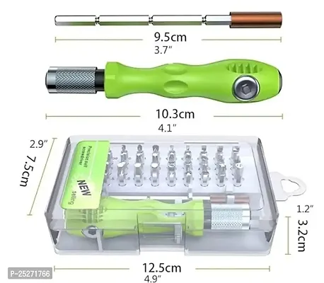NNC 32 in 1 Mini Screwdriver Tool Set  with Magnetic Flexible Extension Rod, Precision Bits screw driver set, computer, mobile repairing tool , watch repairing, laptop screwdriver set, Camera and toys-thumb2