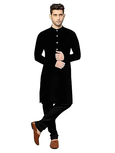 Blend Kurta Pyjama Set ( KURTA+ PAIJAMA)