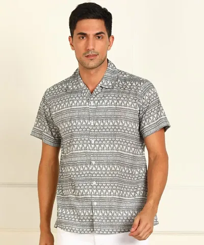 Trendy Printed Party Wear Full Sleeve Shirts for Men