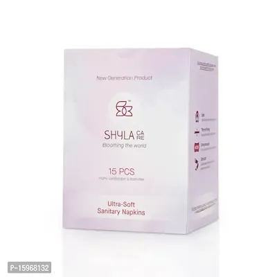 Shyla Care Magic Ultra-soft | Rash free | Leak proof |All XXL : 30 Sanitary pads for women - with disposal cover | Heavy Flow | Zero Toxin napkins (XXL Magic)