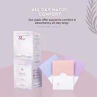 Shyla Care Magic Ultra-soft | Rash free | Leak proof | Box of 60(15*4)Sanitary pads for women - without disposal cover | Zero Toxin napkins | Light Flow (L Magic)-thumb1