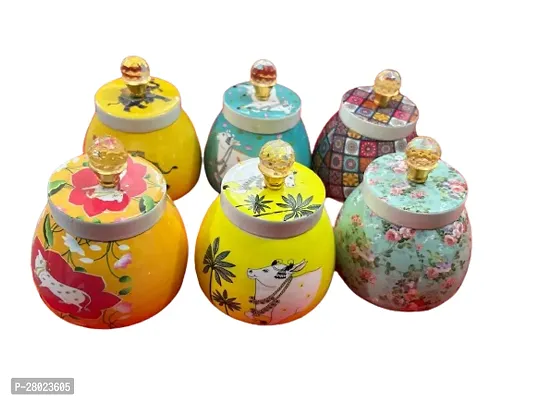 Auspicious Storage Container For Puja Set Of 6