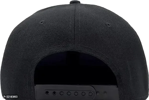 Super Stylish Adjustable Hip Hop Cap Black Hiphop Cap-thumb3