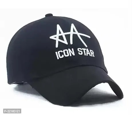 Allu Arjun S All New Aa Icon Star Embroider in Cotton Baseball Cap-thumb0