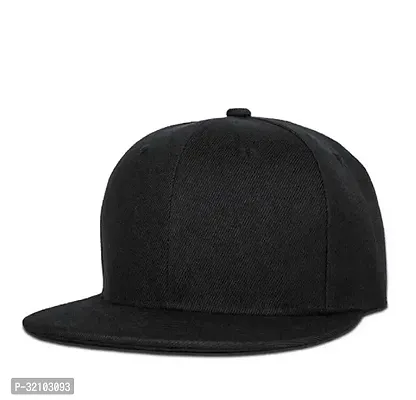 Super Stylish Adjustable Hip Hop Cap Black Hiphop Cap-thumb2