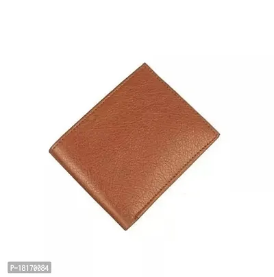 Designer Brown Artificial Leather Solid Passport Holder For Men-thumb0