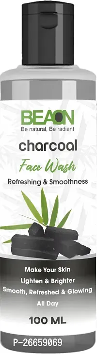 Pure 100Ml Charcoal Facewash For Men And Women