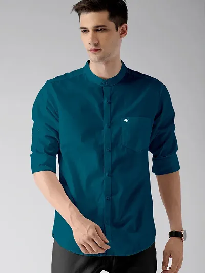 Reliable Solid Long Sleeves Casual Shirts For Men