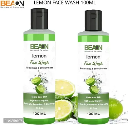 Pure Lemon Facewash Pack Of 2 -100Ml For Men And Women-thumb0