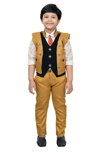 Partywear Shirt and Pant Set for Boys