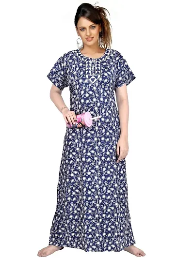 Hot Selling Cotton Nighty Women's Nightwear 