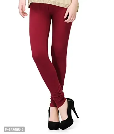 Stylish Fancy Cotton Solid Leggings For Women Pack Of 1