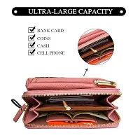 Shivika PU Womens Mobile Cell Phone Cash Card Holder Cross-Body Sling Bag Girls Small Hand Wallet-thumb4
