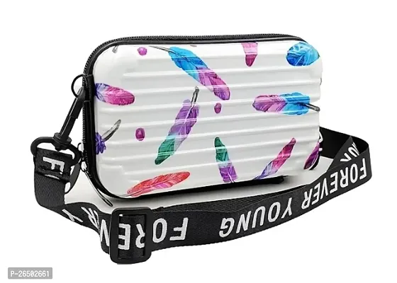 ShiviSling Box Bag for Women with Detacheable Shoulder Strap and Convertible into Cosmetic Box Bag-thumb0
