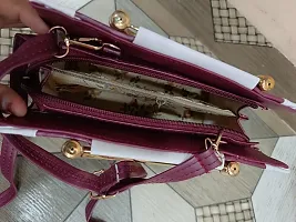 Classy Solid Handbag for Women-thumb2