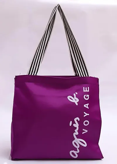 Stylish Printed PU Tote Bag