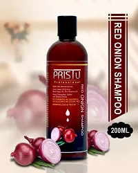 Premium Red Onion Oil And Shampoo Combo Pack (200ml Oil and 400ml Shampoo)-thumb2