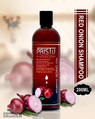 Premium Red Onion Oil And Shampoo Combo Pack (200ml Oil and 400ml Shampoo)-thumb3