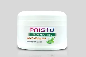 Pure Aloe Vera Skin Hair Gel With Vitamin E and Natural Emollients Paraben Free  500Gm Pack Of 4-thumb1