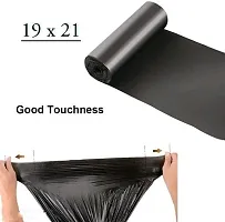 Dustbin Bags,Medium Size,30 Bags/Pack,Black Color,19X21 Inch Pack Of 1-thumb2