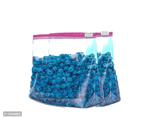 Buy Pristu Zip lock Pouches, Zip lock Bag For Storage, Freezer RE-USABLE  Zipper Bags, Ziplock Bags For Fridge Storage, Zip lock bags Medium ( 9X  10) ( 10 Bags ) Online at