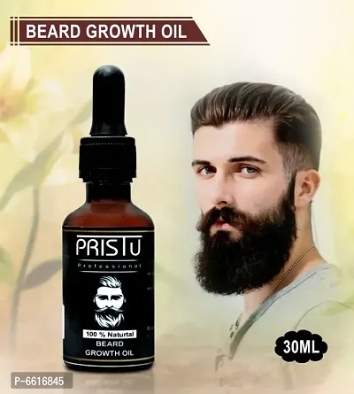 Pristu Professional Beard Growth Oil Pack of 1-thumb0