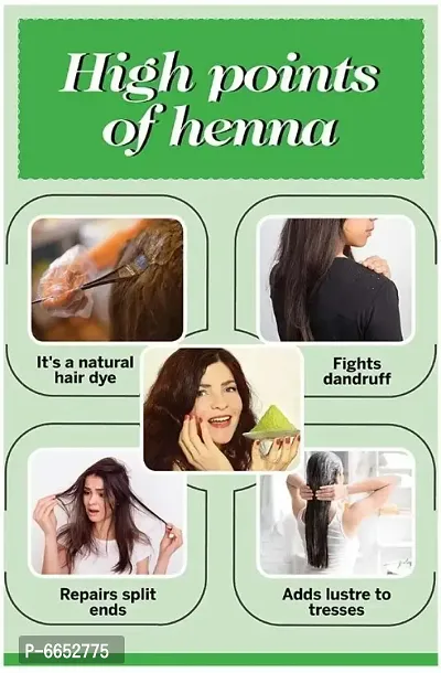 Henna Powder 100% Natural And Organic henna powder (100gm)-thumb2