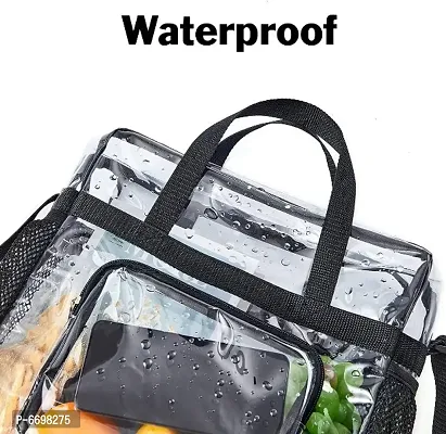 Sturdy Cold-Resistant Lightweight And Waterproof Transparent Tote Bag For Women-thumb2