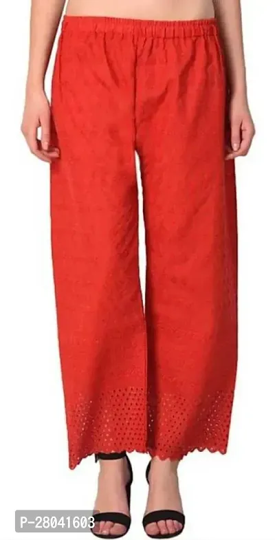 Classic Cotton Blend Palazzos for Women, Pack of 1