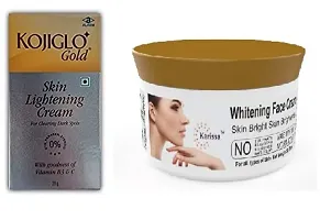 Kojiglo Gold Cream 20g With Karissa Brightening Face cream Combo kit-thumb2