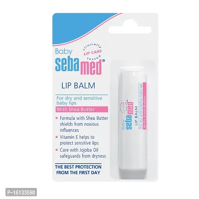 SebaMed Baby Lip Balm, 4.8g, White