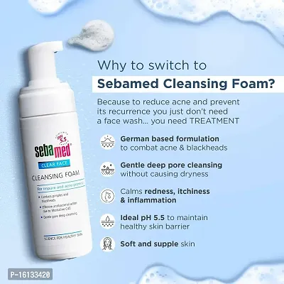 SebaMed Clear Face Cleansing Foam, 150ml-thumb2