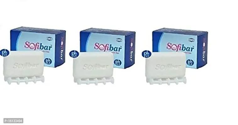 KLM Sofibar Syndet Bar Soap, Almond, 3 Count