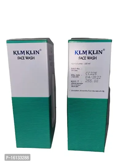 GlowGrow Klm Klin Face Wash 100 ml ( Pack Of 2)-thumb2