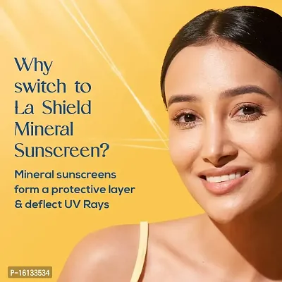 La Shield Pollution Protect Mineral Sunscreen Gel Spf 50 , WHITE, 50 gram-thumb4