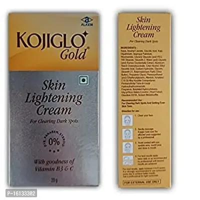 Kojiglo Gold Cream 20g With Karissa Brightening Face cream Combo kit-thumb5